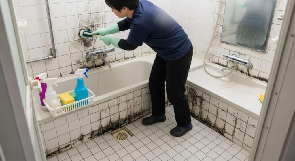 お風呂のお掃除 | カビキラー vs ハイター 徹底比較