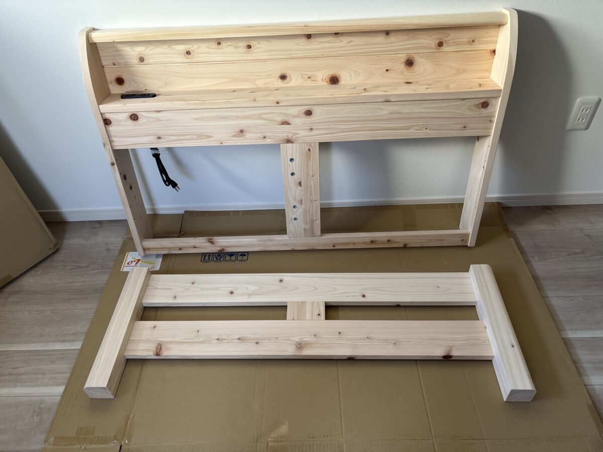 日本製ひのき 頑丈すのこベッド 通常すのこタイプ