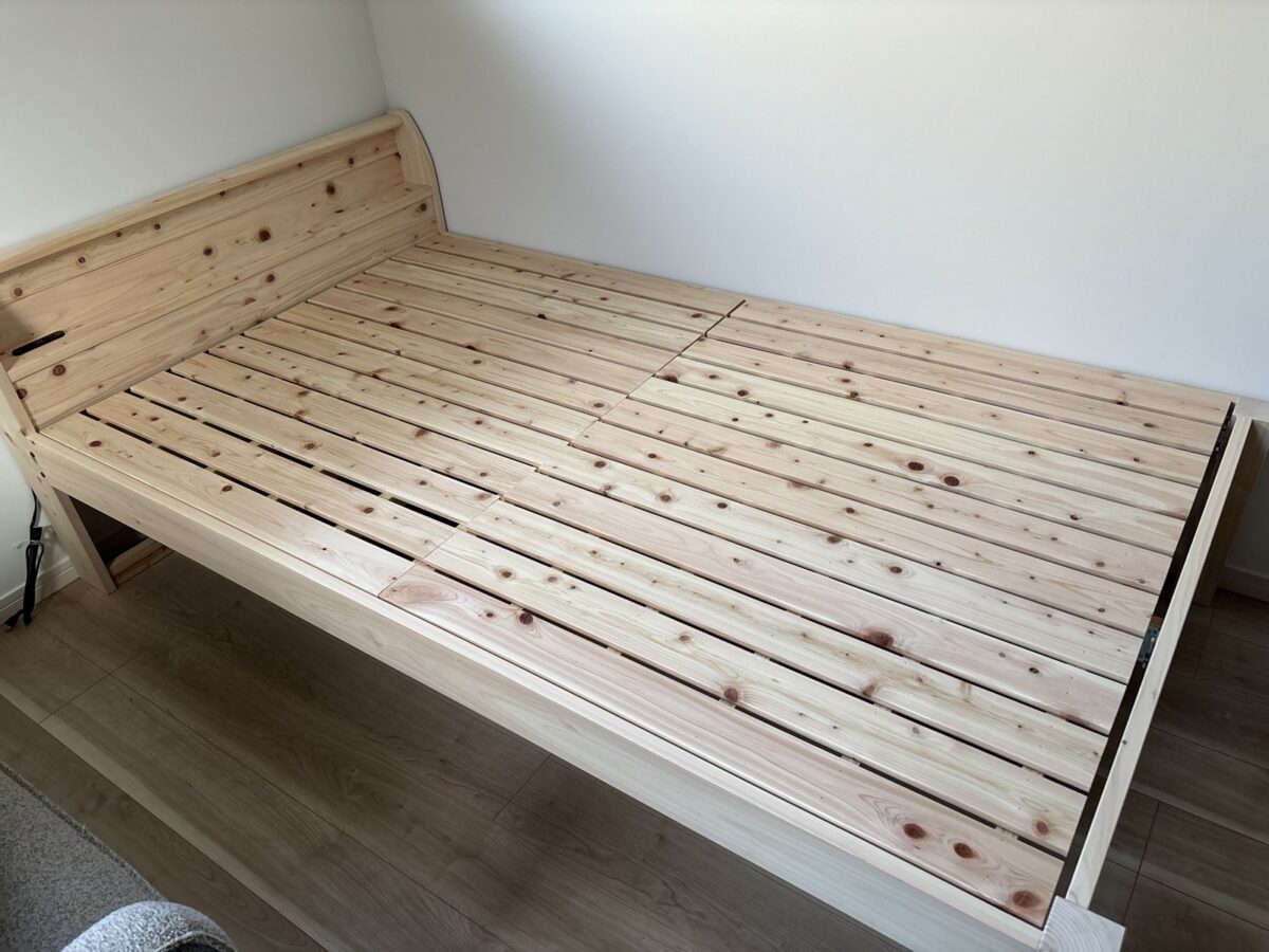 日本製ひのき 頑丈すのこベッド 通常すのこタイプ