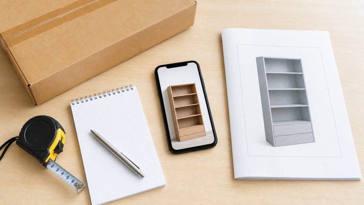 家具組み立て見積りに必要な商品情報と説明書の準備